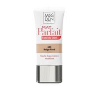 Fond de Teint Mat Parfait - Miss Den - Haute Couvrance - Matifiant - Teinte 685 Beige rosé