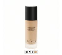 Fond De Teint Mat Respirant Longue Tenue Complexion Pro-Fond De Teint Mat Miel RéSistant à La Transpiration ContrôLe Du SéBum Couvrance Totale Anti-Cernes Sans Pores ImperméAble Sans DéFaut Ne Se DéCo