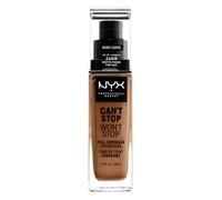 Fond de teint - NYX Professional Makeup - Can't Stop Won't Stop - Caramel chaud - Longue durée - Végétalien
