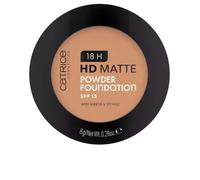 Fond de teint poudre - Catrice HD Matte Powder #050N - Mat 18H - SPF15 - Boîtier miroir & éponge