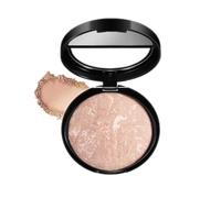 Fond de teint poudre correctrice, contrôle de l'huile durable, poudre bronzante pressée scintillante, couverture complète, transfert, finition naturelle mate et lisse