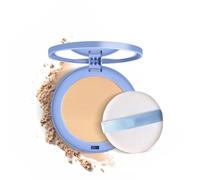 Fond de Teint, Poudre de Beauté pour une Tenue Parfaite, Masque les Pores, Poudre de Finition Waterproof et Longue Tenue pour Tous Types de Peaux