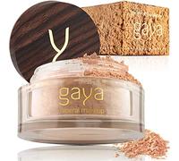 Fond de Teint Poudre Minérale Vegan - Poudre Base Maquillage Fixante 4 en 1 Multifonctions Couvrance Totale, Anti Cernes, Poudre et Protection Solaire (Nuance MF2)