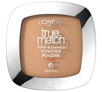 Fond de teint poudre sans huile True Match SuperBlendable de LOreal Paris N5 Medium 033 oz L'emballage peut varier