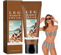 Fond de teint pour jambes et corps, waterproof, non-transfert, couverture totale, longue tenue, masque veines et imperfections, hydratant. (Cocoa Color)