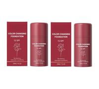 Fond De Teint Qui S'adapte à La Couleur De Peau, Résistant à L'eau Teint Hydratant Essence Stick,Fond De Teint Couvrant Imperfections Coréen,Base De Maquillage Couvrante, Légère