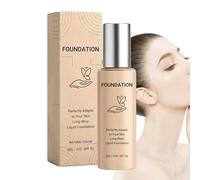Fond de teint régulant la couleur - 30 g - Hydratant, léger et couvrant - Anti-cernes liquide résistant à la transpiration - Fond de teint pour le visage qui change la température - Longue durée
