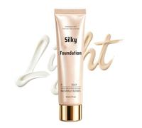 Fond de Teint Sérum Soie, Fond de Teint à Teinte Adaptative pour Peaux Matures, Fond de Teint Liquide Adaptatif pour un Fini Naturel, Formule Hydratante pour Tous les Types de Peau (Light)