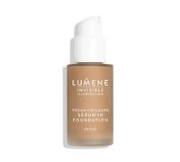 Fond de teint sérum teinté Invisible Illumination LUMENE | SPF 30 | Teinte 06 | Couvrance légère et lumineuse | Enrichi en collagène végétalien et en acide hyaluronique |30 ml