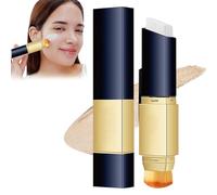 Fond De Teint Stick 2 en 1,Fond De Teint Stick Essence,Foundation Color Changing SPF15,Crème Coréenne Changeant De Couleur,Convient à Tous Les Types De Peau (Ivoire)