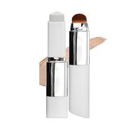 Fond de teint stick à couleur changeante, correcteur stick double embout avec pinceau détachable, maquillage mat hydratant léger, couvrance totale à moyenne pour tous types de peau (Dark Skin)