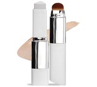 Fond de Teint Stick Auto-Ajustant - Maquillage 2-en-1 avec Pinceau Intégré - Couverture Modulable et Hydratante - Tenue Longue 12H - Résistant à l'Eau - Teint Naturel