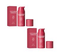 fond de teint visage, fond de teint fluide, Couleur naturelle | Fond de teint à fin adaptatrice pour le visage, maquillage quotidien, texture fluide, bonne tenue, unifie le teint, format 30