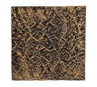 Fond de terrarium, planche d'escalade en polyuréthane haute simulation avec texture transparente pour décoration d'aquarium et enclos de reptiles (27 x 26,8 cm)