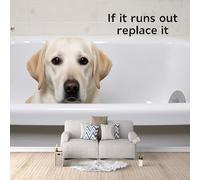 Fond D'Écran 3D Mural Labrador Retriever 500x280 cm, Salle De Bain Papier Peint Panoramique Effet 3D,Non-tissées Photo papier peint, pour Moderne Salon Chambre TV Fond