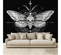 Fond D'Écran 3D Mural Motif crâne mandragore Papier Peint Intissé Tapisserie Panoramique Poster Décoration Murales Chambre Adulte Enfant Salon Tv 200x140Cm