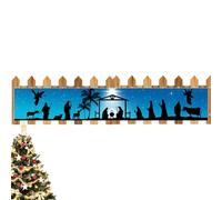 Fond D'écran De La Nativité - Bannière De Jésus-Christianisme | Nativité Religieuse Noël | Bannière Décorative Pour Nativité Avec Scène Sainte | Panneau De Noël Avec Scène De Mangeoire De Décoration
