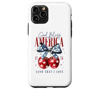 Fond d'écran God Bless America 1776 Terre Que J'aime Coque pour iPhone 11 Pro