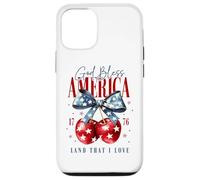 Fond d'écran God Bless America 1776 Terre Que J'aime Coque pour iPhone 12/12 Pro