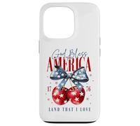 Fond d'écran God Bless America 1776 Terre Que J'aime Coque pour iPhone 13 Pro
