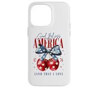 Fond d'écran God Bless America 1776 Terre Que J'aime Coque pour iPhone 14 Pro Max