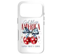 Fond d'écran God Bless America 1776 Terre Que J'aime Coque pour iPhone 17 Pro