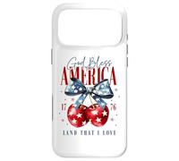 Fond d'écran God Bless America 1776 Terre Que J'aime Coque pour iPhone 17 Pro Max