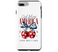 Fond d'écran God Bless America 1776 Terre Que J'aime Coque pour iPhone 7 Plus/8 Plus
