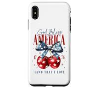 Fond d'écran God Bless America 1776 Terre Que J'aime Coque pour iPhone XS Max