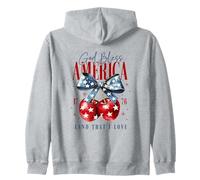 Fond d'écran God Bless America 1776 Terre Que J'aime Sweat à Capuche