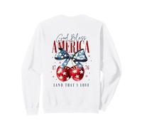 Fond d'écran God Bless America 1776 Terre Que J'aime Sweatshirt