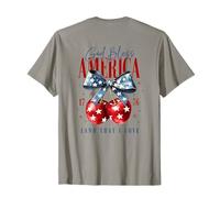 Fond d'écran God Bless America 1776 Terre Que J'aime T-Shirt