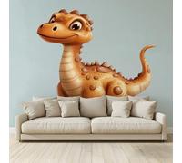 Fond D'Écran Mural Photo Home Fond D'Écran Photo 3D Personnalisé Fond D'Écran Mural Dinosaure mignon Salon Tv Fond Mur Tissu non tissé Non-Adhésif Affiches Murales 200x140 cm