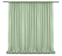 Fond en tissu polyvalent et de qualité, durable et facile à installer pour la décoration de fêtes, la photographie (1,5 x 2,1 m), champagne