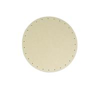 Rayher Fond de panier rond, nature, 1 pce., 20cm ø, trous ø 3mm, bois MDF, arts créatifs, panier, corbeille, osier-6129300