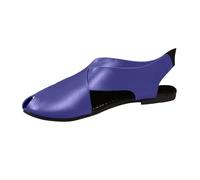 Fond épais et tendance à l'extérieur portant bout ouvert tête carrée drags à froid chaussures pour femmes tissu denim coréen talons hauts pantoufles pelucheuses sandales léopard peluche bout ouvert