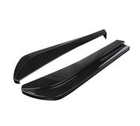 Fond Latérale Inférieure Kit De Diffuseur/Spoiler Pare-Chocs Arrière Universel, Protection Diffuseur Canard, Décorations Extérieures pour Voiture, Style Carrosserie(Noir)