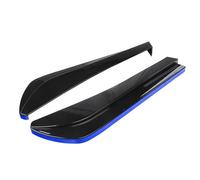 Fond Latérale Inférieure Kit De Diffuseur/Spoiler Pare-Chocs Arrière Universel, Protection Diffuseur Canard, Décorations Extérieures pour Voiture, Style Carrosserie(Black Blue Trim)