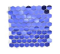 Fond Mural Scintillant Lot de 12, 16 ou 18 Panneaux Toile Fond hexagonaux à Paillettes for décoration Murale Mariage, d'anniversaire, Rideau Scintillant 30 x cm(Color 17,18pcs)