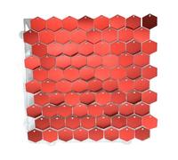Fond Mural Scintillant Lot de 12, 16 ou 18 Panneaux Toile Fond hexagonaux à Paillettes for décoration Murale Mariage, d'anniversaire, Rideau Scintillant 30 x cm(Color 26,16pcs)