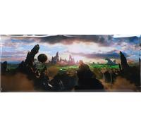 Fond Poster Peinture décorative PVC autocollant Paysage pour aquarium réservoir à poissons