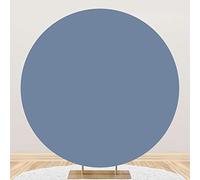Fond Rond Pur 200cm Simple Cercle Bleu Profond Photographie arrière-Plans Couverture Enfants 1er Anniversaire fête décor Baby Douche mariale baptême Enfants Adulte Studio Portrait Prop