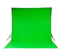 Manfrotto Chromakey Textilhintergrund Grün 300x350cm mit Schlaufe (Import Royaume Uni)