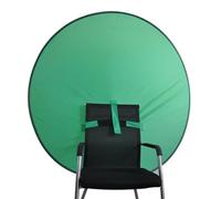 Fond Vert Arrière-Plan d'écran Vert, réflecteur Pliable Portable for Photographie, for Diffusion en Direct, Studio vidéo Rond Pratique(142cm)