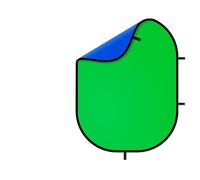 Fond Vert Réflecteur Portable Pliable, écran Bleu et Vert, arrière-Plan Photo, réflecteur de lumière Studio, Accessoires Photographie(Blue/Green,150x200cm)