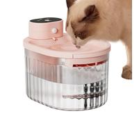 FONDA EAU DE CATTO - 8,46 x 6,5 x 7,09 pouces Fountana à boire, 3L de distribution de détection intelligente automatique silencieuse, acquer