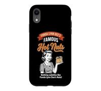 Fonda Lynn Dee's Hot Nuts - Fun Saying Food Guys Novelty Men Coque pour iPhone XR