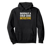 Fondamentalement, Un auditeur de Podcast Cold Case Detective True Crime Sweat à Capuche