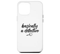 Fondamentalement, Un Fan de Crime véritable détecteur, drôle de mystère Meme Coque pour iPhone 12 Pro Max