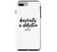 Fondamentalement, Un Fan de Crime véritable détecteur, drôle de mystère Meme Coque pour iPhone 7 Plus/8 Plus